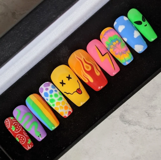 hippie nails