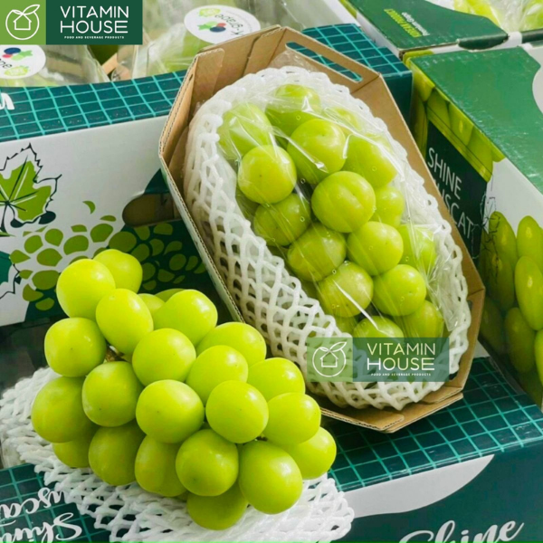 Nho Mẫu Đơn K-grape Hàn Quốc ( hộp ~1kg)