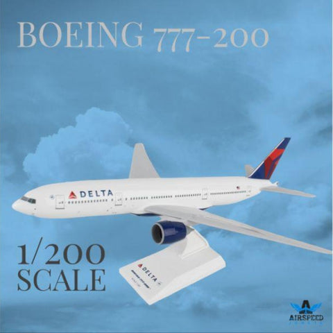 Boeing 777-200 model aircraft
