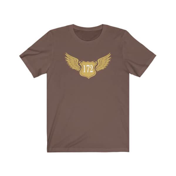 172 Aviation Tee Shirt for Flying Enthusiasts, Wings, Pilot Clothing