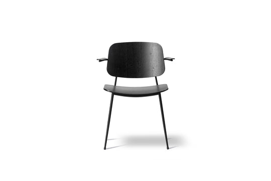 Fredericia Søborg chair 3050, wood base, lacquered oak