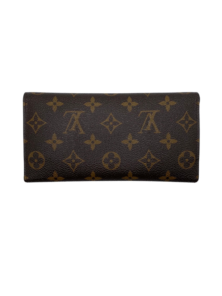 LV Insolite Wallet with Red Interior and Dual Compartments