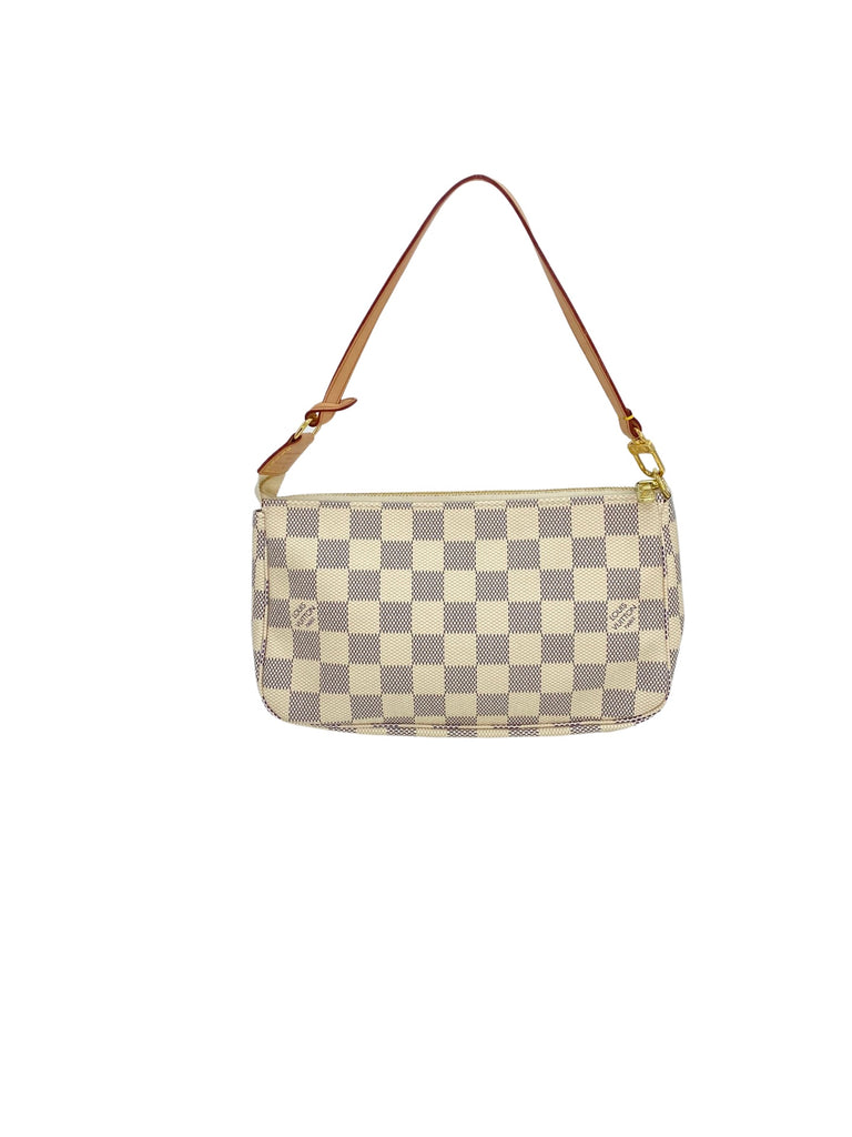 LOUIS VUITTON: Damier Azur Speedy Bandouliere 35 – Luv Luxe Scottsdale