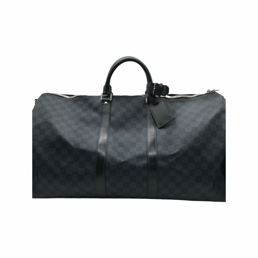 Louis Vuitton Keepall Bandouliere Damier Graphite 55 Black/Gray - US