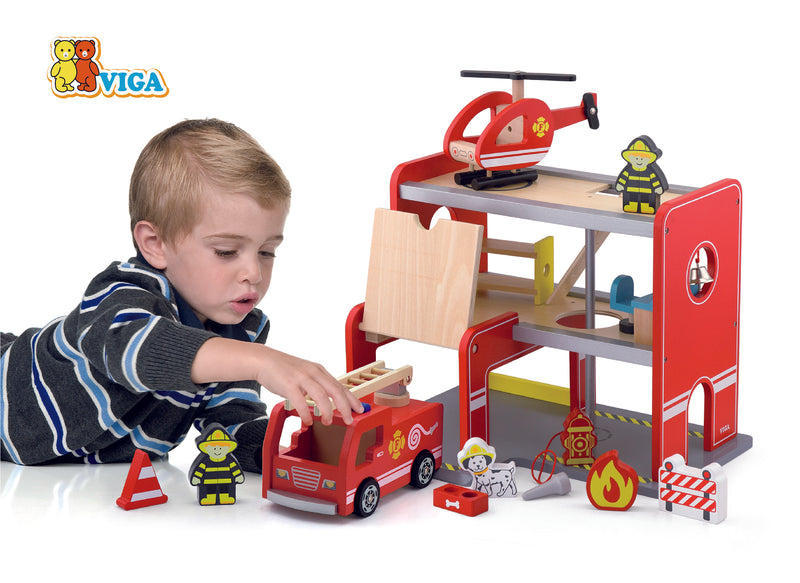 Fire Station Set + Accessories