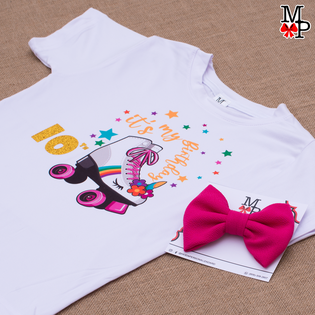 Set de tutu inspirado en Muñeca, Ropa cumpleaños niña rosado fucsia – Moda  Personalizada