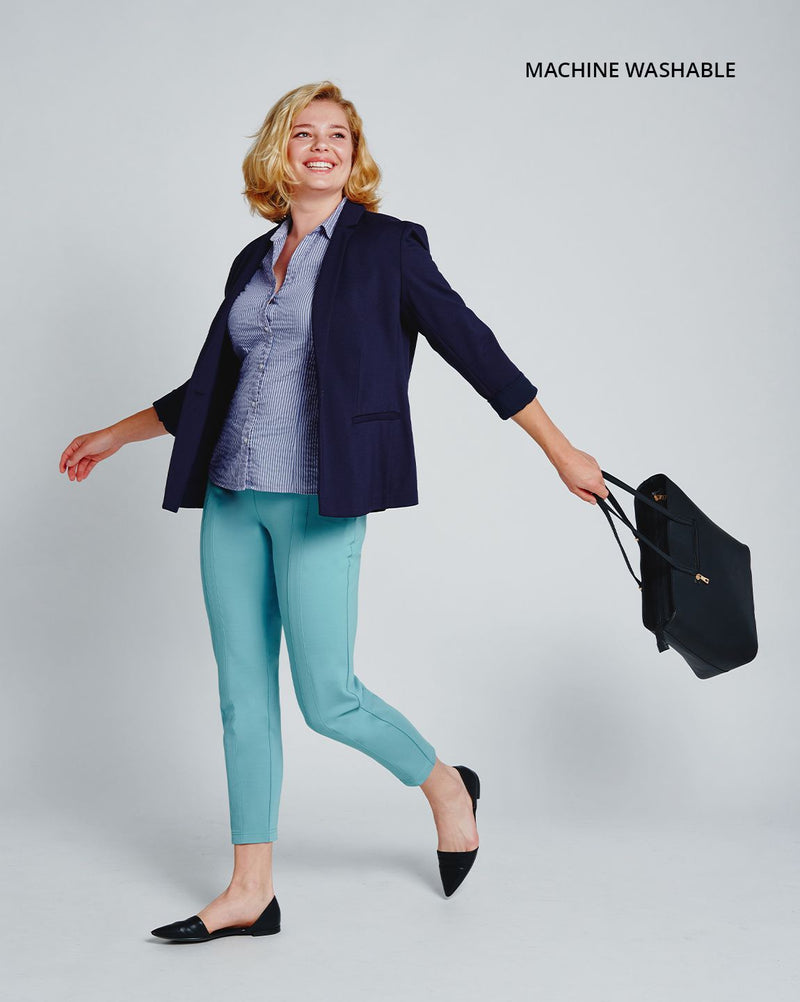 Betabrand - NEW ✨ SKINNY STYLE! The Stirrup Dress Pant Yoga Pant feature  stirrups with removable memory foam inserts for superior arch support,  three functional pockets, and a mid-rise fit. Crowdfund and