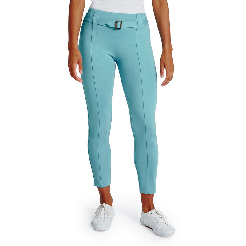 High-Rise, Lite Ponte Dress Pant Yoga Pants (Bluetiful)