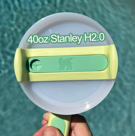 STL file Stanley 40oz blank name plate/lid topper 🍔・Template to