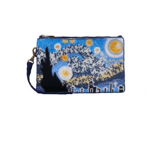 Starry Night Vincent Van Gogh Art Blue Shoulder Clutch Bag Purse Handbag -  Etsy