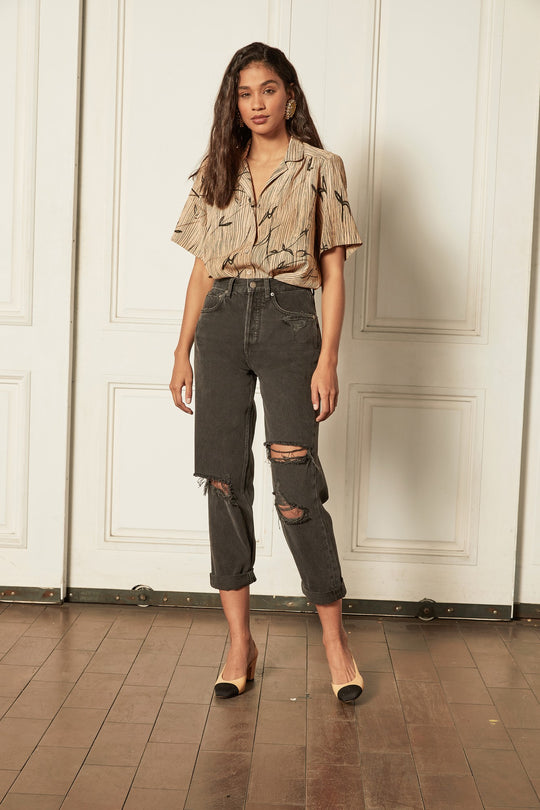 Straight Leg Jeans - Boyish