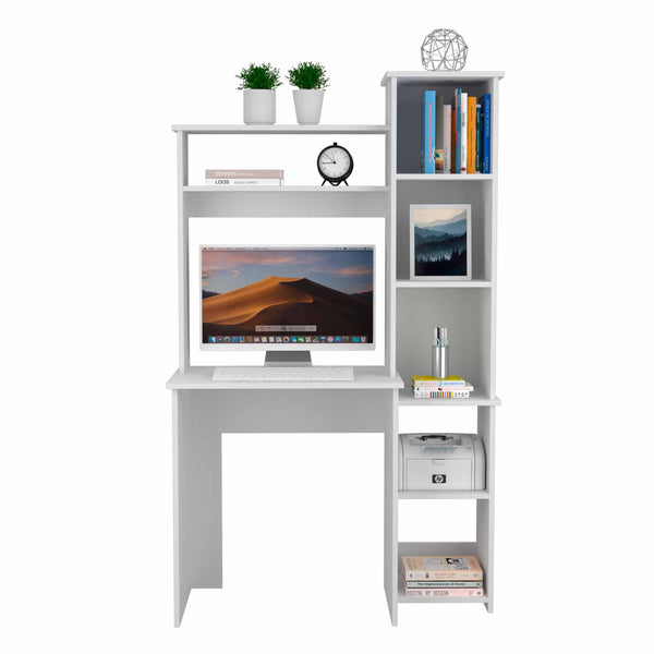 Nashville Writing Desk, Six Shelves - Ecart