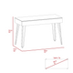 Kyoto 120 Writing Desk, Hairpin Legs, One  Drawer - Ecart