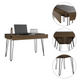 Kyoto 120 Writing Desk, Hairpin Legs, One  Drawer - Ecart