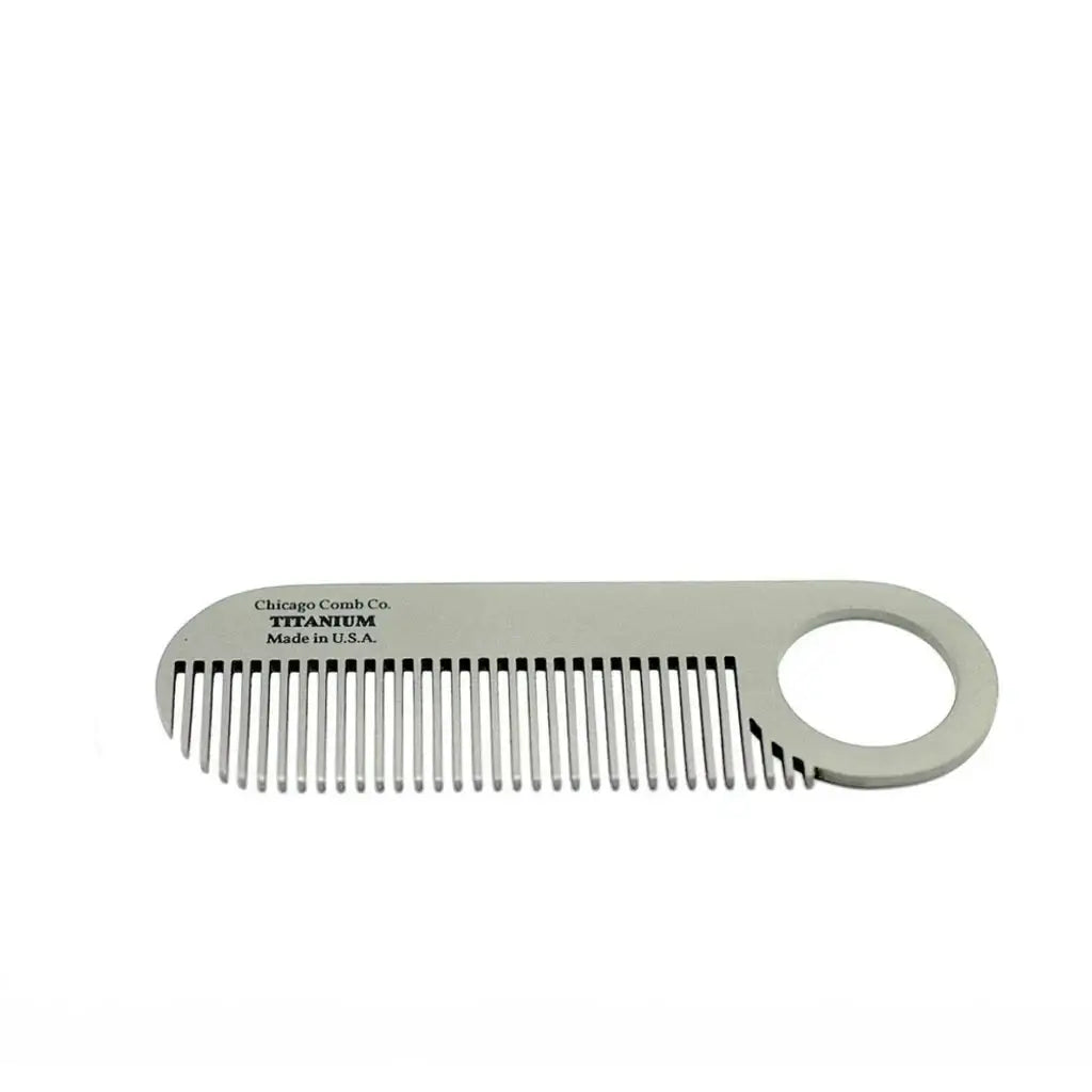 Chicago Comb, Model No.2- Titanium-Chicago Comb-Hårkam-JKShop