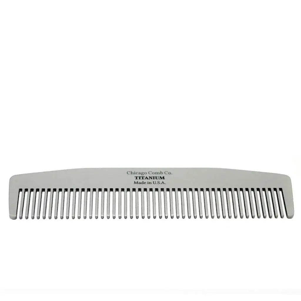 Chicago Comb, Model No.3- Titanium-Chicago Comb-Hårkam-JKShop