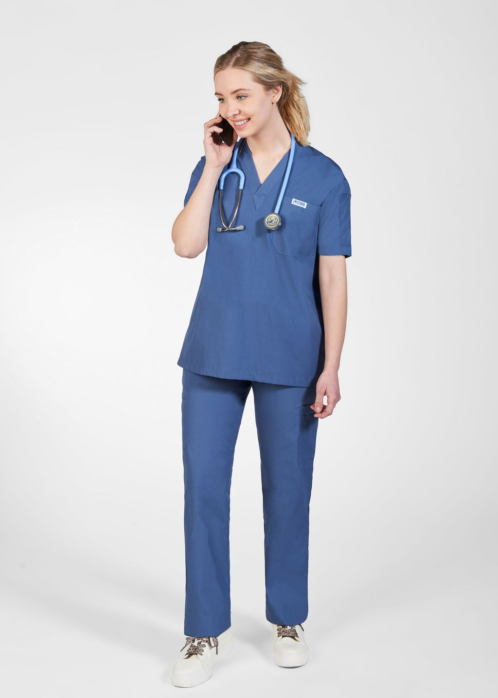 Empire Tie Back Scrub Top- 420T