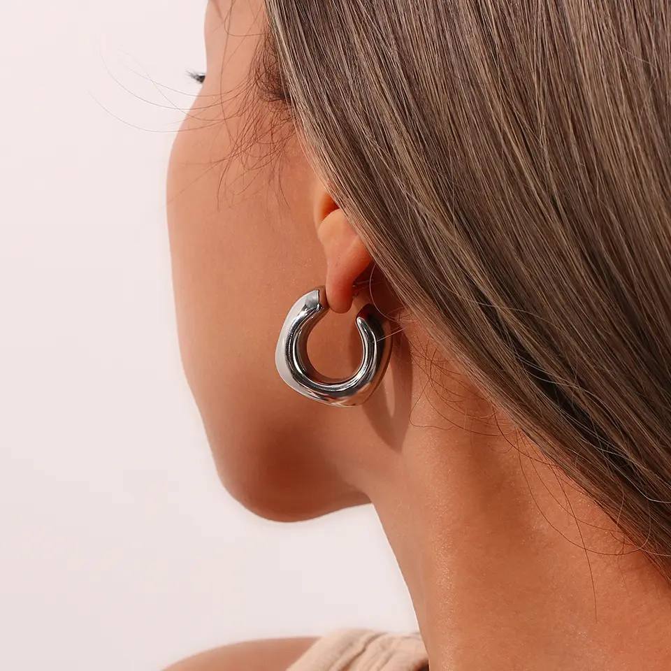 Classic hoop earrings