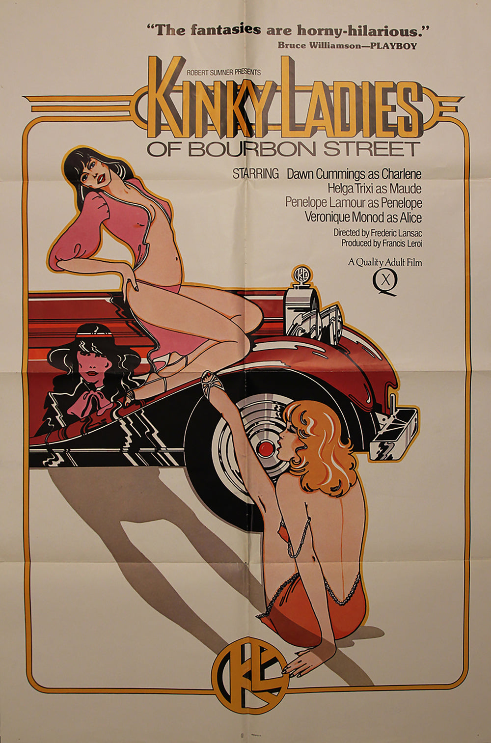 Lansax - Kinky Ladies of Bourbon Street US 1 SHEET â€“ WestgateGallery