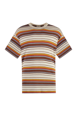 Linen-viscose blend t-shirt-0