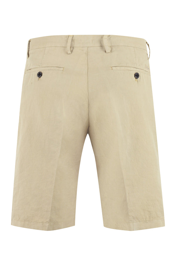 Cotton and linen bermuda-shorts-1