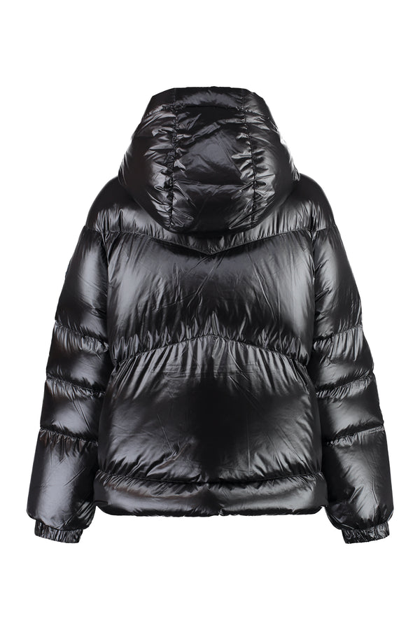 Aliquippa hooded nylon down jacket-1