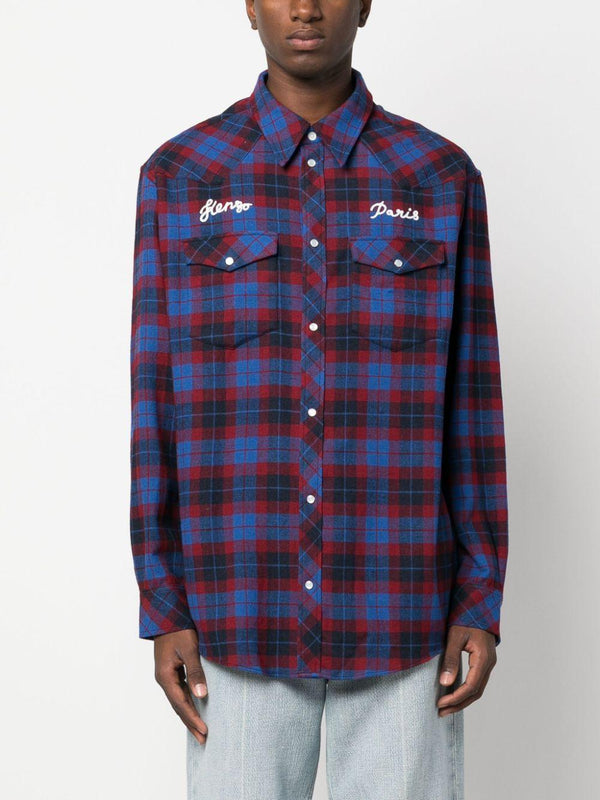 Kenzo Shirts Blue-1