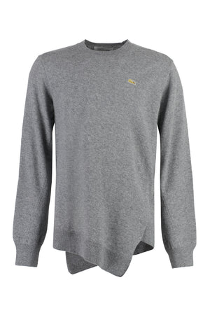 Lacoste x Comme des Garçons - Crew-neck wool sweater-0