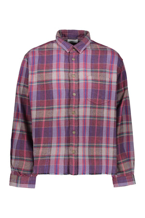 Checked cotton shirt-0