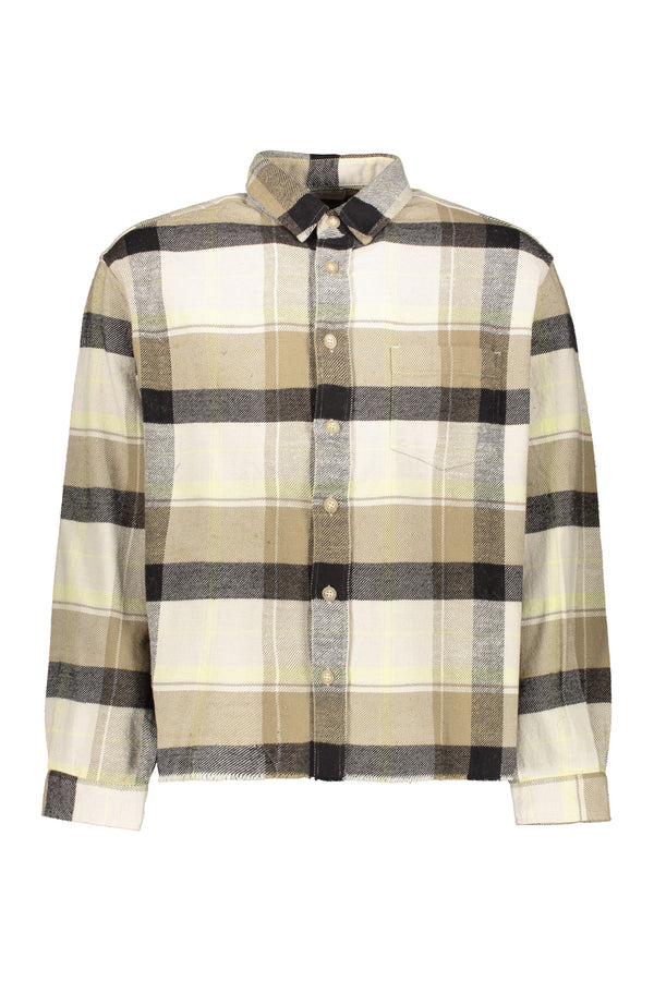 Checked cotton shirt-0