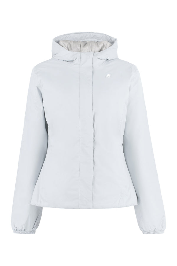 Lily hooded puffer jacket-0