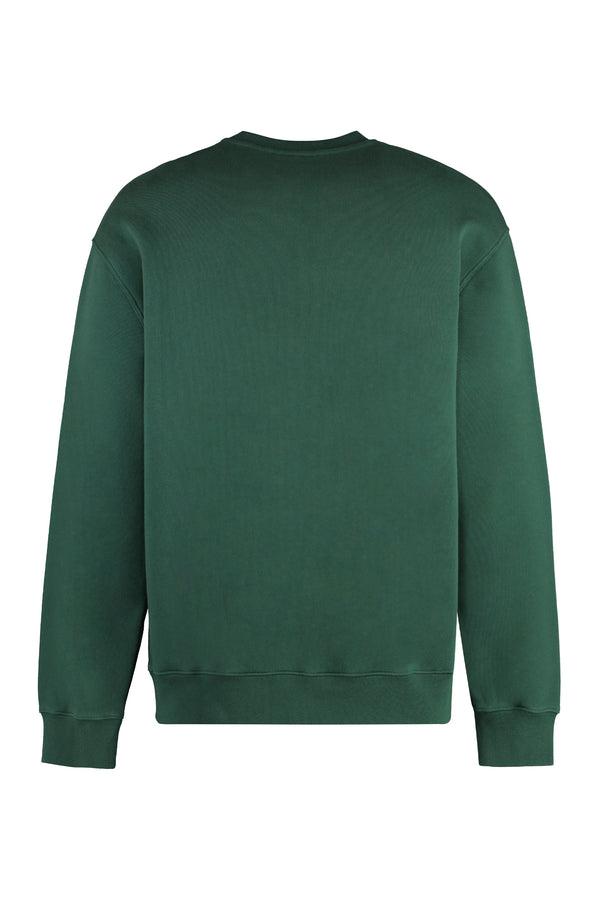 Cotton crew-neck sweatshirt-1