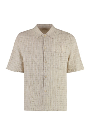 Box Linen-cotton blend shirt-0