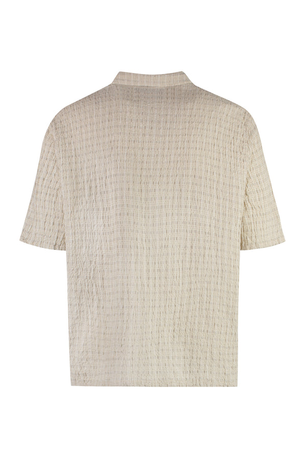 Box Linen-cotton blend shirt-1