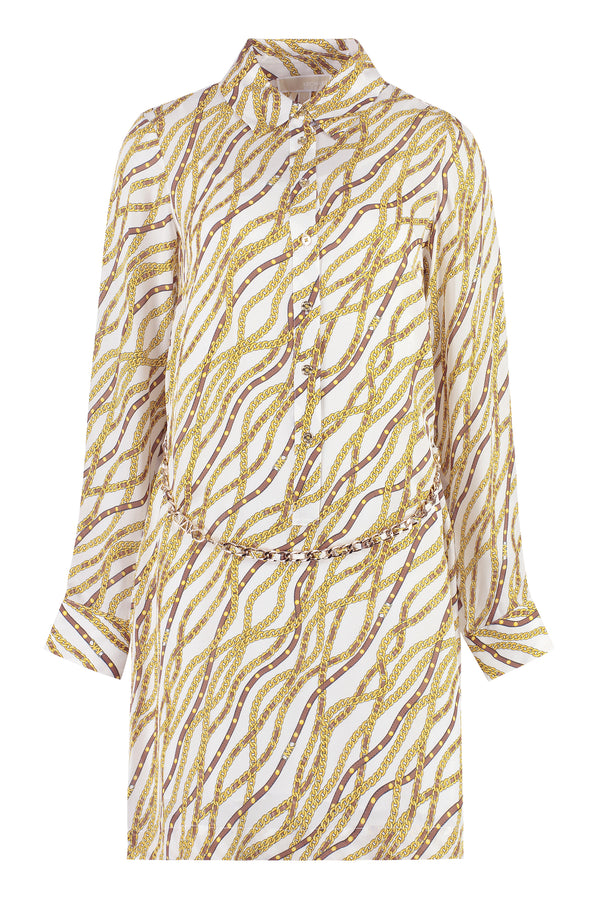 Printed shirtdress-0