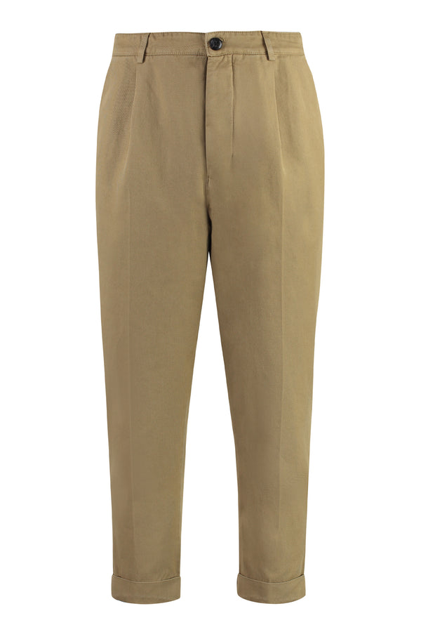 Adam stretch cotton chino trousers-0