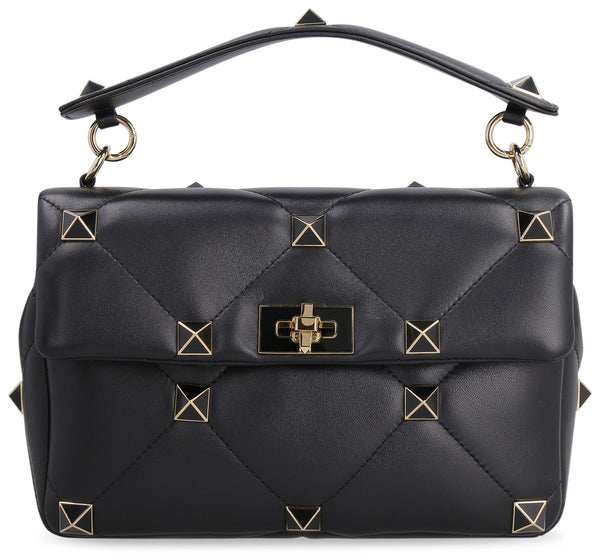 Valentino Garavani - Roman Stud leather shoulder bag-1