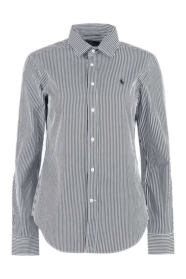 Striped cotton shirt-0