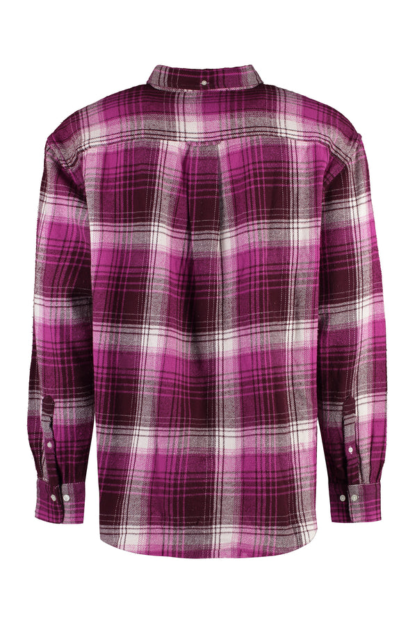 Checked flannel shirt-1
