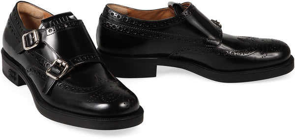 Church's x Miu Miu - Monk-strap in pelle-2