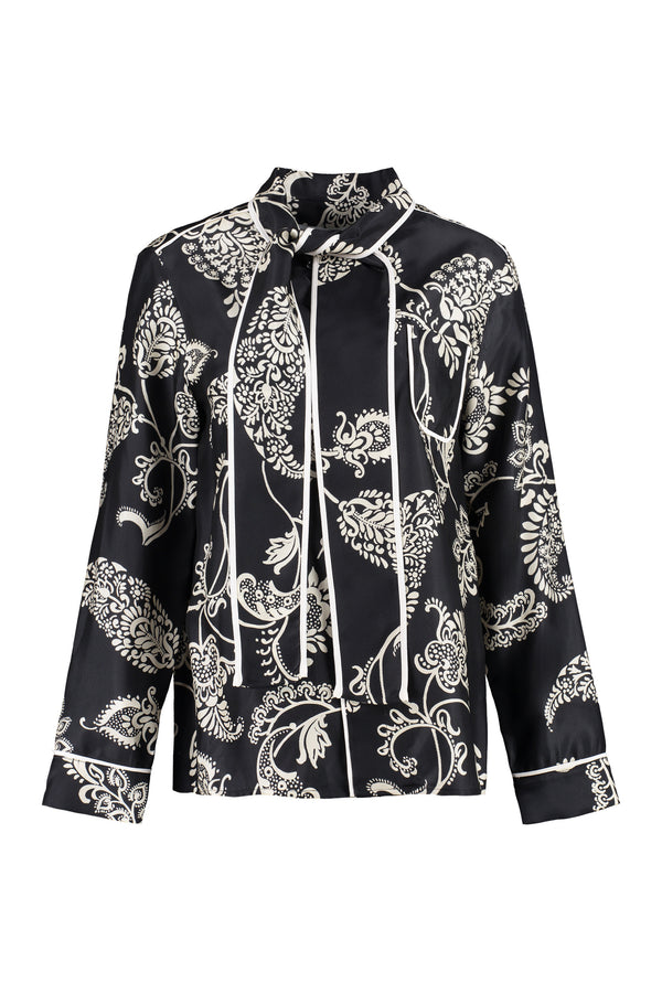 Printed viscose shirt-0