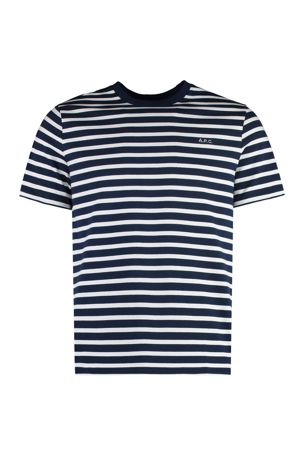 Emilien cotton crew-neck T-shirt-0