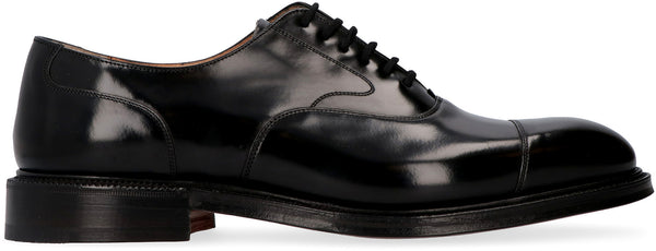 Lancaster leather lace-up derby shoes-1