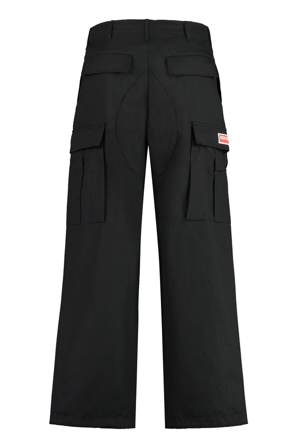 Pantaloni cargo in cotone-1