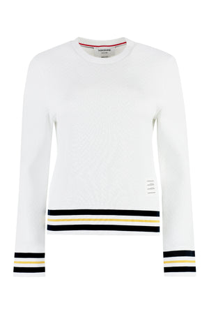 Cotton-blend sweatshirt-0