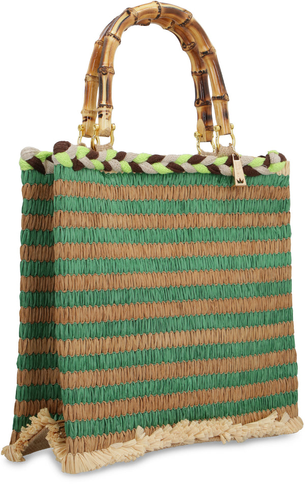 Lipari raffia tote bag-2