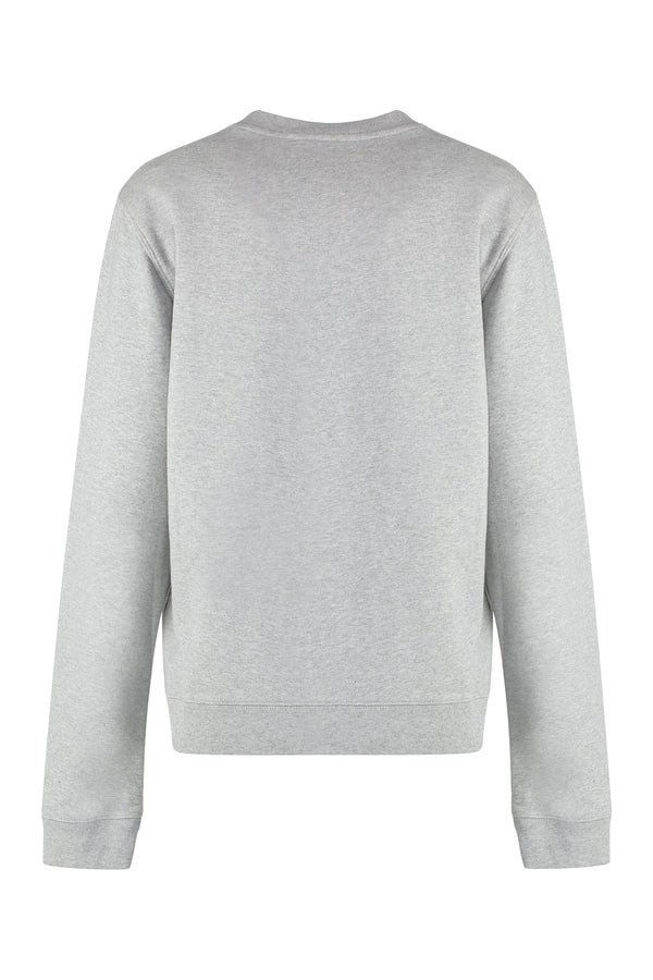 Cotton crew-neck sweatshirt-1