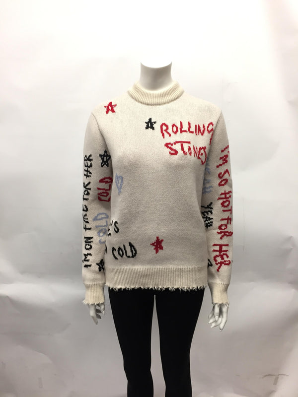 She's So Cold embroidered cashmere sweater-0