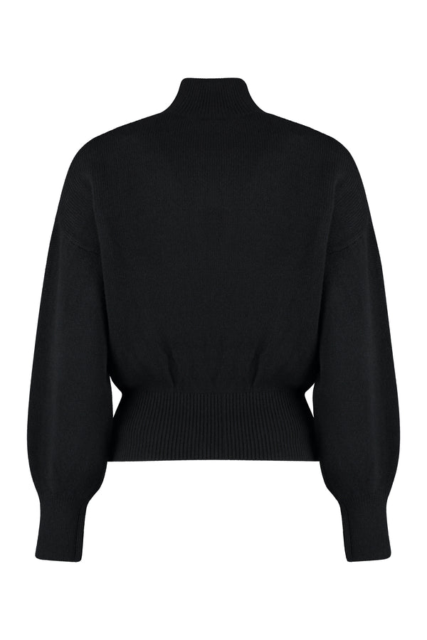 Wool and cachemire turtleneck pullover-1