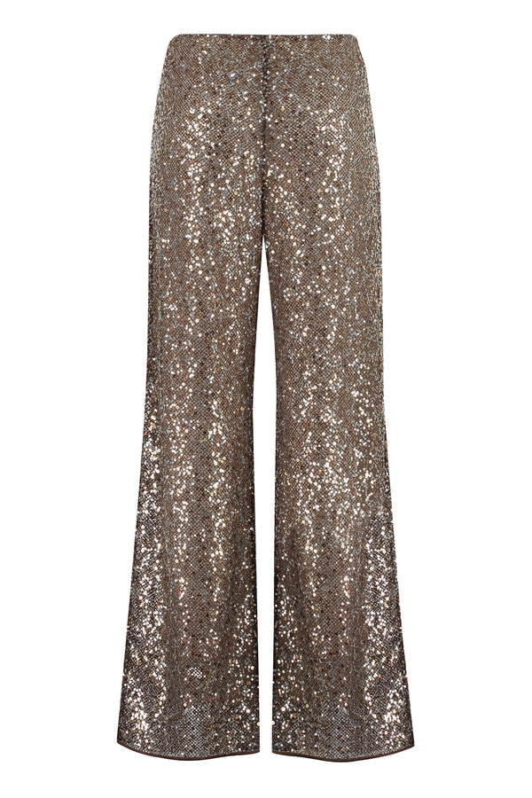 Pantaloni Netquins in paillettes-1